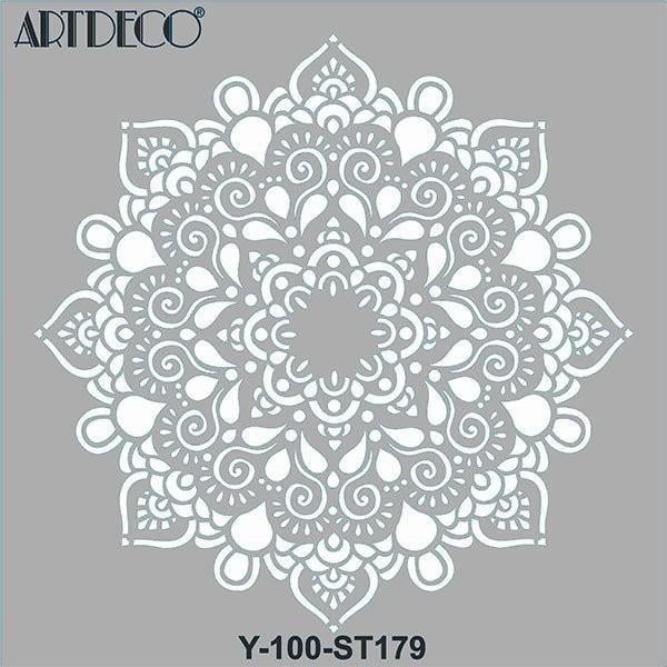 Artdeco Stencil 30X30Cm Mandala 2 179Artdeco Stencil 30X30Cm Mandala 2 179 - Kirtasiyem.netŞablonlar