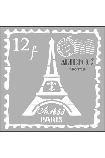 Artdeco Stencil 30X30Cm Paris Posta Pulu 128Artdeco Stencil 30X30Cm Paris Posta Pulu 128 - Kirtasiyem.netŞablonlar