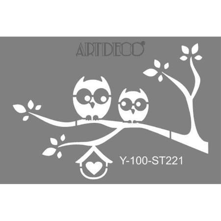 Artdeco Stencil A4 Aşk Hikayesi 221Artdeco Stencil A4 Aşk Hikayesi 221 - Kirtasiyem.netŞablonlar