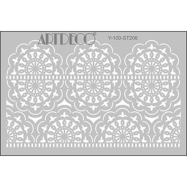 Artdeco Stencil A4 Dantel-1 206Artdeco Stencil A4 Dantel-1 206 - Kirtasiyem.netŞablonlar