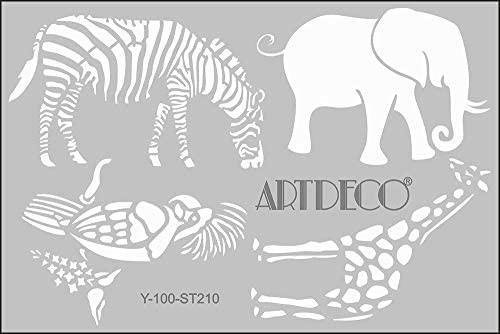 Artdeco Stencil A4 Hayvanlar Alemi-2 210Artdeco Stencil A4 Hayvanlar Alemi-2 210 - Kirtasiyem.netŞablonlar