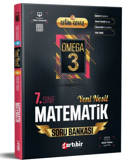 Artıbir 7.Sınıf Çetin Ceviz Omega Matematik Soru BankasıArtıbir 7.Sınıf Çetin Ceviz Omega Matematik Soru Bankası - Kirtasiyem.net7.Sınıf