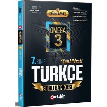 Artıbir 7.Sınıf Çetin Ceviz Omega Türkçe Soru BankasıArtıbir 7.Sınıf Çetin Ceviz Omega Türkçe Soru Bankası - Kirtasiyem.net7.Sınıf
