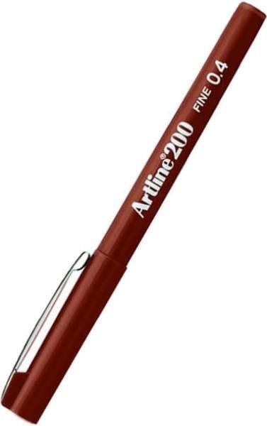 Artline 200N Fine Keçe Uçlu Yazı Kalemi Uç:0,4mm Koyu KahverengiArtline 200N Fine Keçe Uçlu Yazı Kalemi Uç:0,4mm Koyu Kahverengi - Kirtasiyem.netDövme Kalemleri