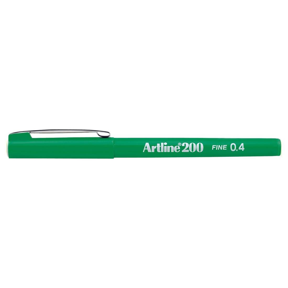 Artline 200N Fine Keçe Uçlu Yazı Kalemi Uç:0,4mm YeşilArtline 200N Fine Keçe Uçlu Yazı Kalemi Uç:0,4mm Yeşil - Kirtasiyem.netDövme Kalemleri