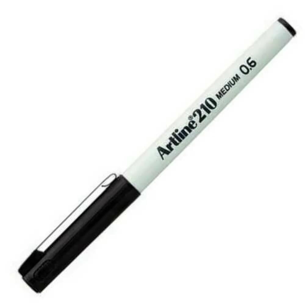 Artline 210N Keçe Uçlu Yazı Kalemi Uç:0,6mm SiyahArtline 210N Keçe Uçlu Yazı Kalemi Uç:0,6mm Siyah - Kırtasiyem.netDövme Kalemleri