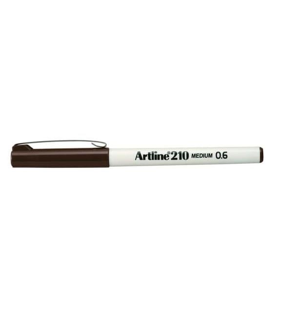 Artline 210N Keçe Uçlu Yazı Kalemi Uç:0,6mm Koyu KahverengiArtline 210N Keçe Uçlu Yazı Kalemi Uç:0,6mm Koyu Kahverengi - Kırtasiyem.netDövme Kalemleri