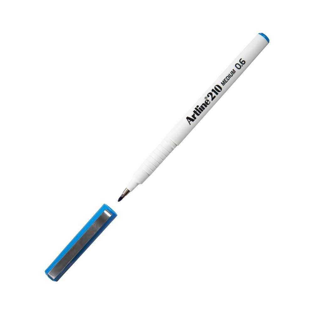 Artline 210N Keçe Uçlu Yazı Kalemi Uç:0,6mm Gök MavisiArtline 210N Keçe Uçlu Yazı Kalemi Uç:0,6mm Gök Mavisi - Kırtasiyem.netDövme Kalemleri