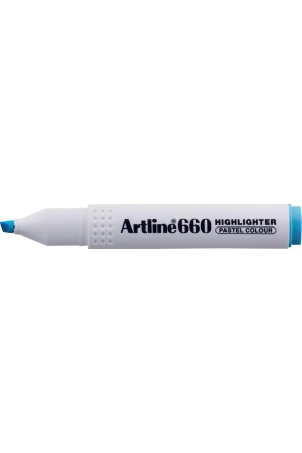 Artline 660 Fosforlu Kalem Kesik Uç:1,0-4,0mm Pastel BlueArtline 660 Fosforlu Kalem Kesik Uç:1,0-4,0mm Pastel Blue - Kirtasiyem.netFosforlu Kalemler