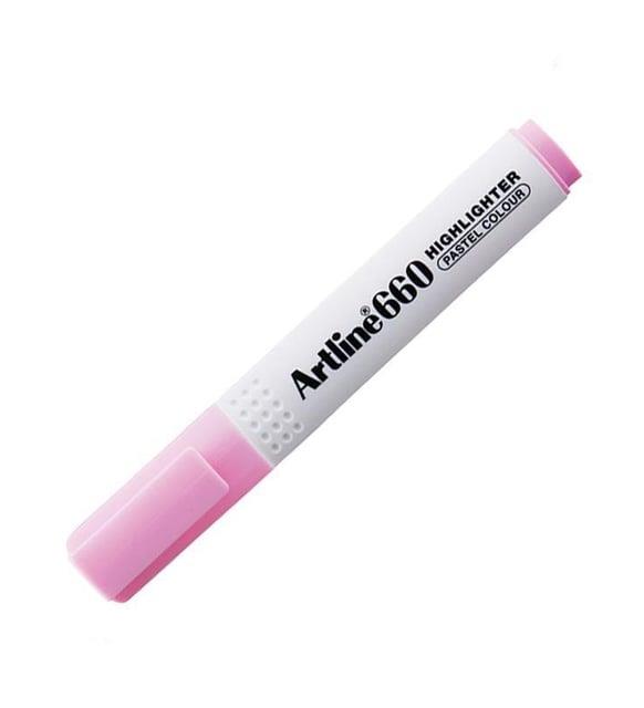 Artline 660 Fosforlu Kalem Kesik Uç:1,0-4,0mm Pastel PinkArtline 660 Fosforlu Kalem Kesik Uç:1,0-4,0mm Pastel Pink - Kirtasiyem.netFosforlu Kalemler