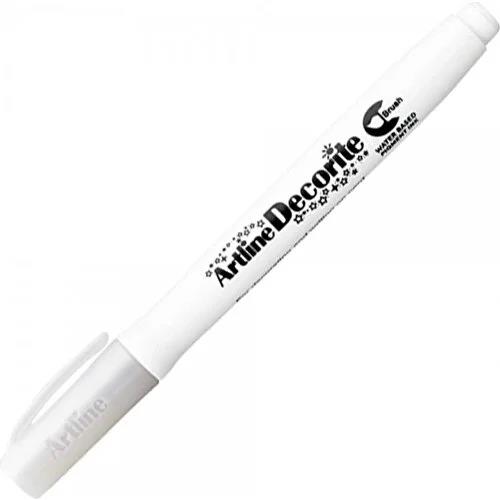 Artline Decorite Brush Marker Esnek Uçlu Fırça Kalem WhiteArtline Decorite Brush Marker Esnek Uçlu Fırça Kalem White - Kirtasiyem.netMarkörler