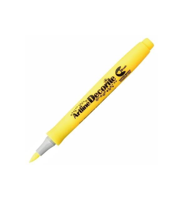 Artline Decorite Brush Marker Esnek Uçlu Fırça Kalem YellowArtline Decorite Brush Marker Esnek Uçlu Fırça Kalem Yellow - Kirtasiyem.netMarkörler