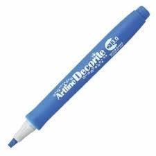 Artline Decorite Chisel Type Kesik Uçlu Marker BlueMarkörler