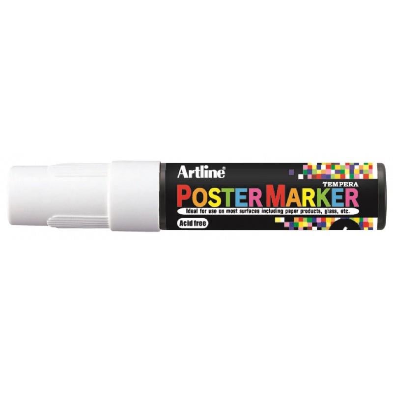 Artline Poster Markörü Uç:6,0mm BeyazArtline Poster Markörü Uç:6,0mm Beyaz - Kirtasiyem.netPoster Markörü