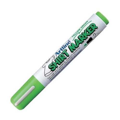 Artline Shirt Marker Tişört Markörü Uç:2,0mm Yellow GreenArtline Shirt Marker Tişört Markörü Uç:2,0mm Yellow Green - Kirtasiyem.netMarkörler