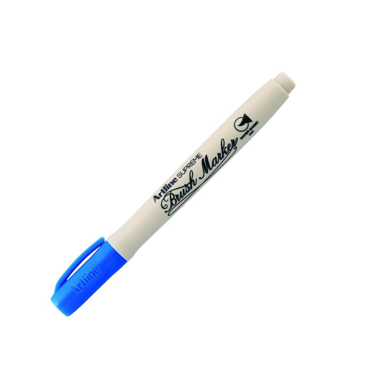 Artline Supreme Brush Marker Esnek Fırça Uçlu Kalem MaviArtline Supreme Brush Marker Esnek Fırça Uçlu Kalem Mavi - Kirtasiyem.netMarkörler