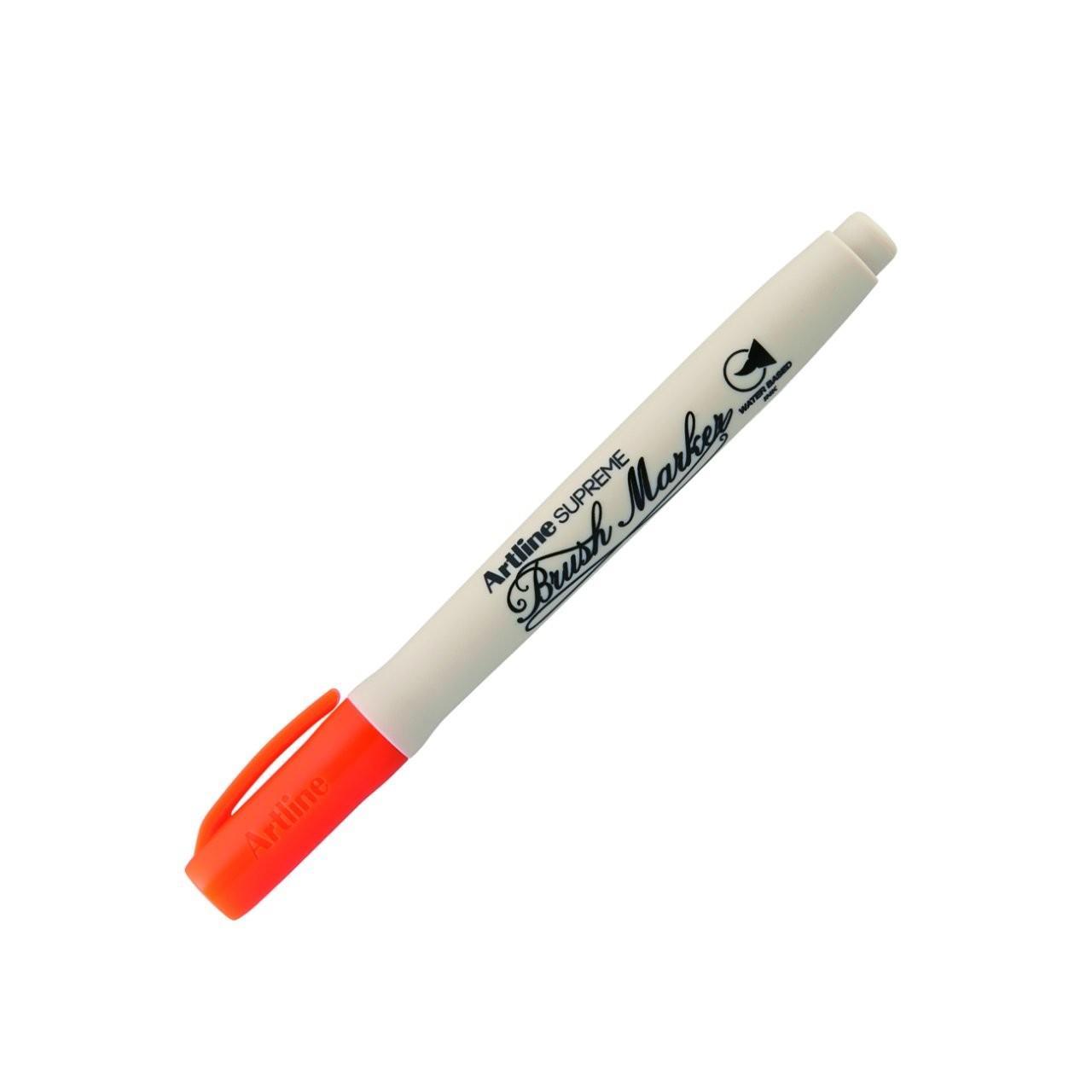 Artline Supreme Brush Marker Esnek Fırça Uçlu Kalem TuruncuArtline Supreme Brush Marker Esnek Fırça Uçlu Kalem Turuncu - Kirtasiyem.netMarkörler