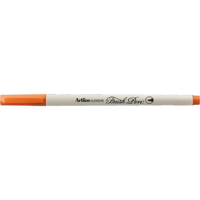 Artline Supreme Brush Uçlu Kalem TuruncuArtline Supreme Brush Uçlu Kalem Turuncu - Kirtasiyem.netMarkörler