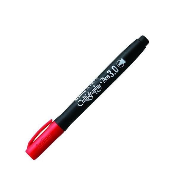 Artline Supreme Calligraphy Pen 3.0 Kaligrafi Kalemi Uç:3,0mm KırmızıArtline Supreme Calligraphy Pen 3.0 Kaligrafi Kalemi Uç:3,0mm Kırmızı - Kirtasiyem.netKaligrafi Kalemleri