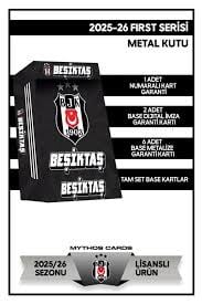 Asepto Beşiktaş 2025-26 Sezon Kartları - Metal KutuKart Oyunları