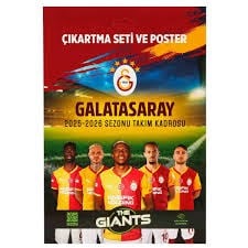 Asepto Galatasaray - The Gıants 2025/26 Poster Ve Çıkartma SetiStickerlar