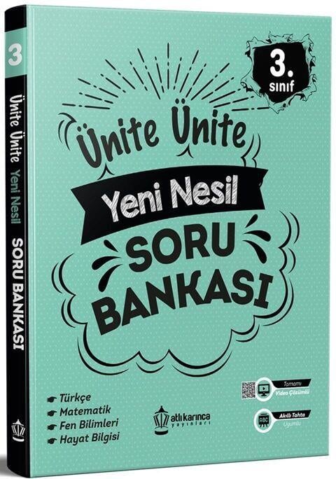 Atlıkarınca 3. Sınıf Ünite Yeni Nesil Soru BankasıAtlıkarınca 3. Sınıf Ünite Yeni Nesil Soru Bankası - Kirtasiyem.net3.Sınıf