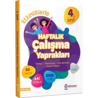 Atlıkarınca 4. Sınıf Etkinliklerle Haftalık Çalışma YapraklarıAtlıkarınca 4. Sınıf Etkinliklerle Haftalık Çalışma Yaprakları - Kirtasiyem.net4.Sınıf