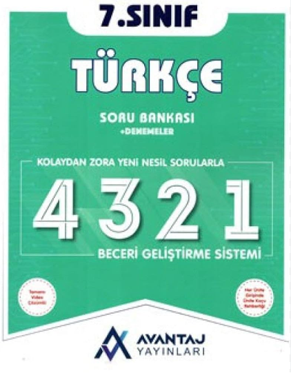 Avantaj 4321 7.Sınıf Türkçe Soru BankasıTYT
