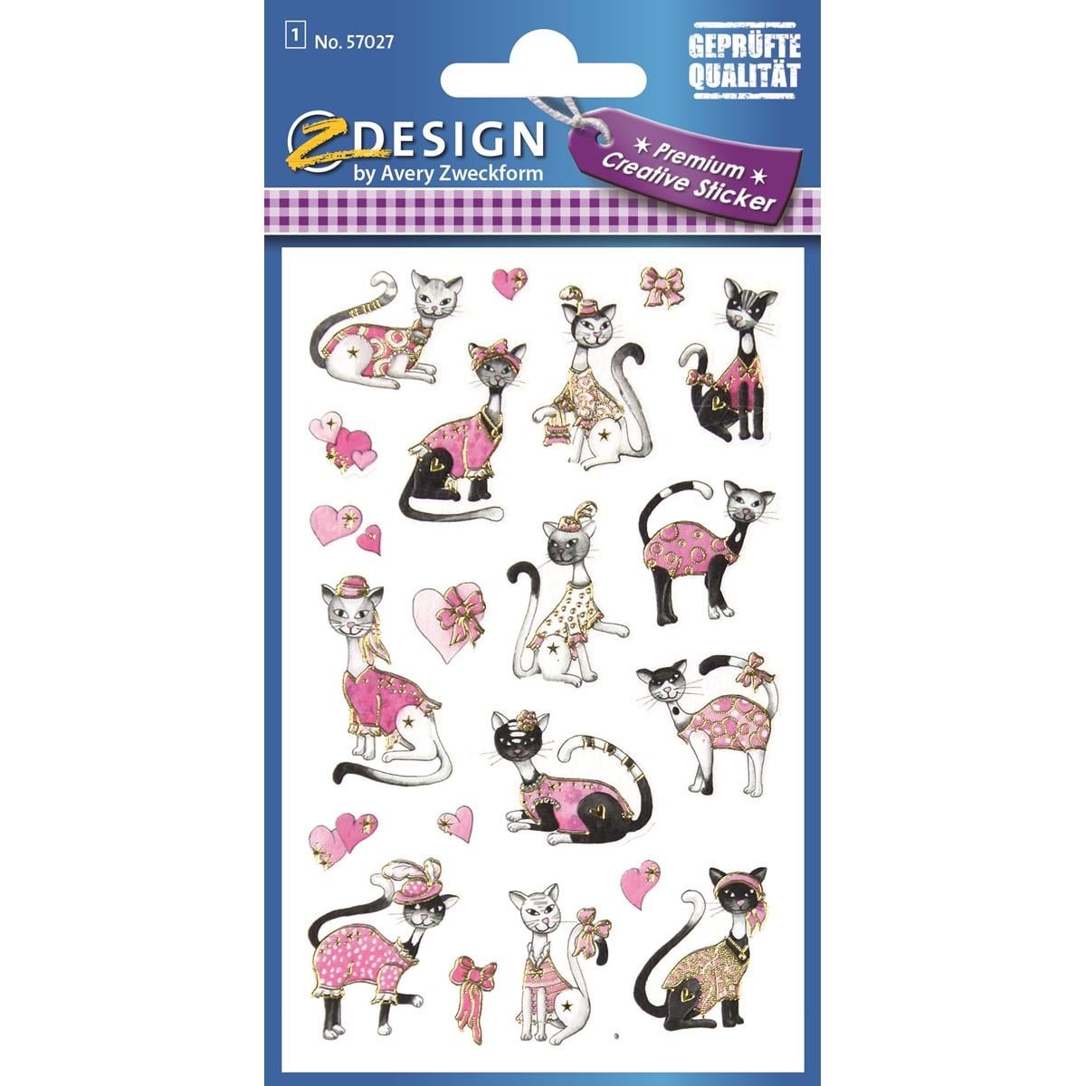 Avery Sticker Creative Desenli Cats /1 57027Avery Sticker Creative Desenli Cats /1 57027 - Kirtasiyem.netStickerlar