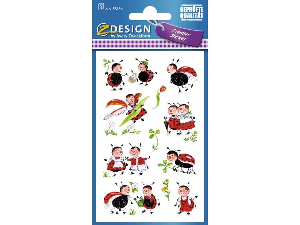 Avery Sticker Creative Sevimli Uğur Böcekleri /3 55154Avery Sticker Creative Sevimli Uğur Böcekleri /3 55154 - Kirtasiyem NetStickerlar