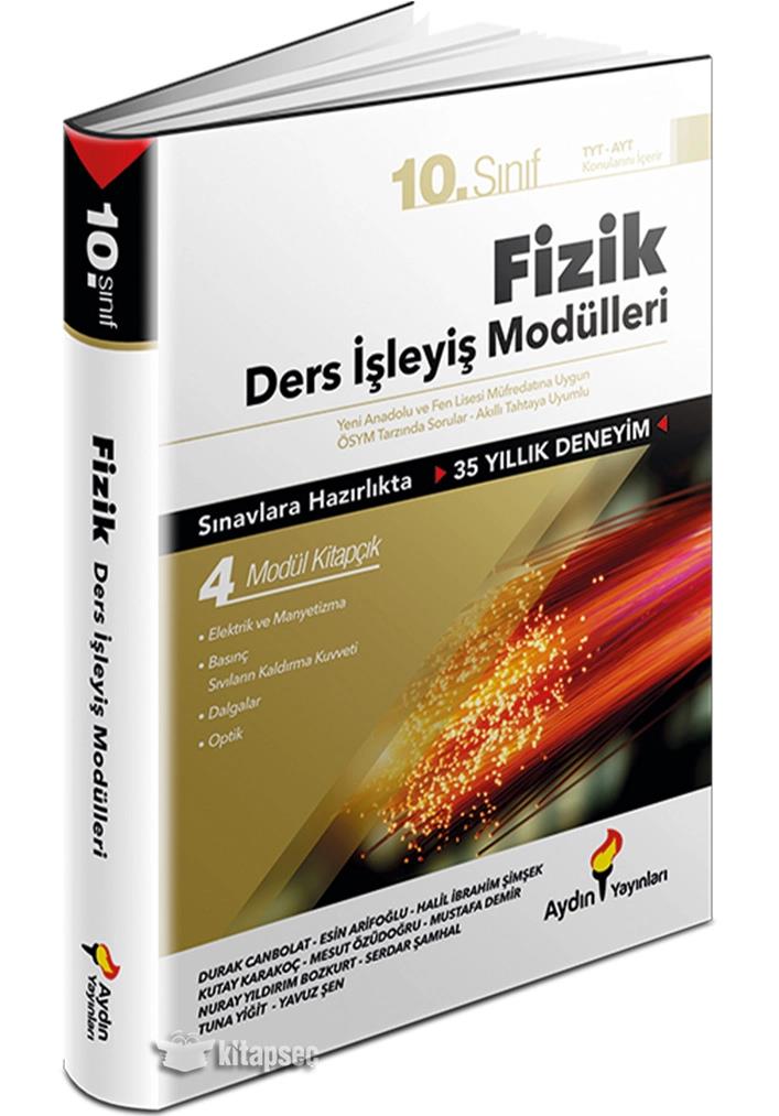 Aydın 10. Sınıf Fizik Ders İşleyiş ModülleriAydın 10. Sınıf Fizik Ders İşleyiş Modülleri - Kirtasiyem.net10.Sınıf