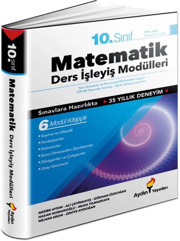Aydın 10. Sınıf Matematik Ders İşleyiş ModülleriAydın 10. Sınıf Matematik Ders İşleyiş Modülleri - Kirtasiyem.net10.Sınıf