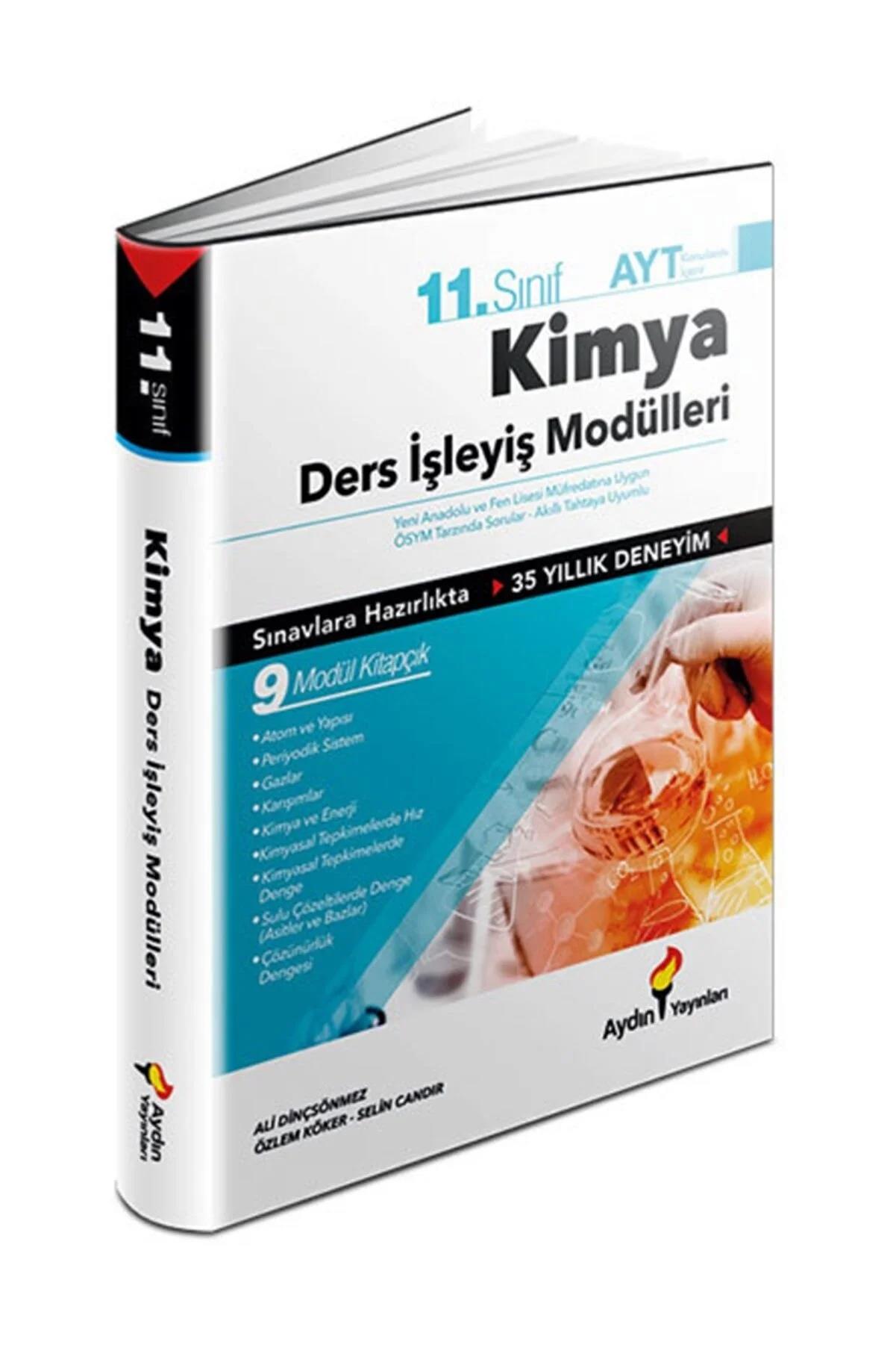 Aydın 11. Sınıf Kimya Ders İşleyiş ModülleriAydın 11. Sınıf Kimya Ders İşleyiş Modülleri - Kirtasiyem.net11.Sınıf