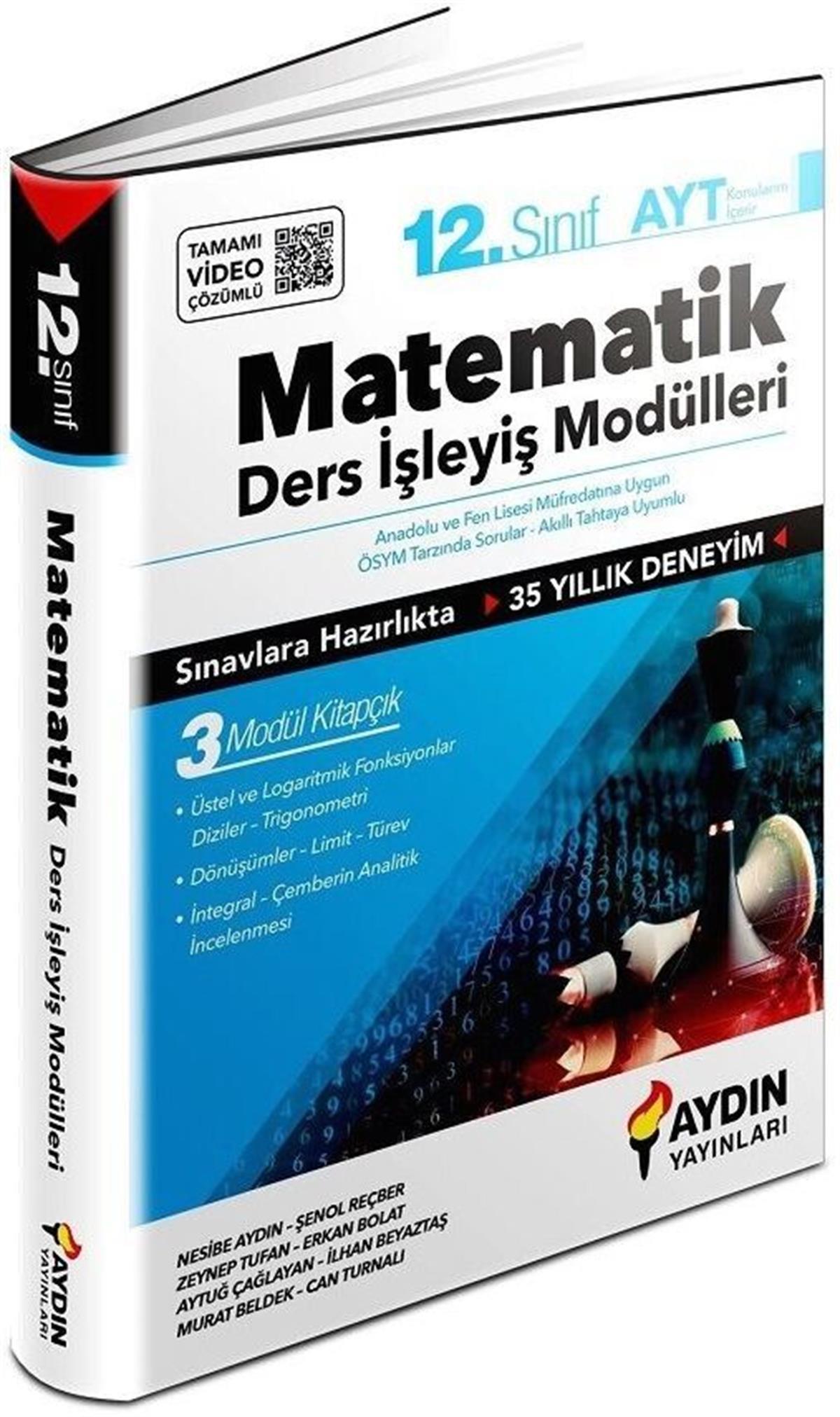 Aydın 12. Sınıf Matematik Ders İşleyiş ModülleriAydın 12. Sınıf Matematik Ders İşleyiş Modülleri - Kirtasiyem.net12.Sınıf