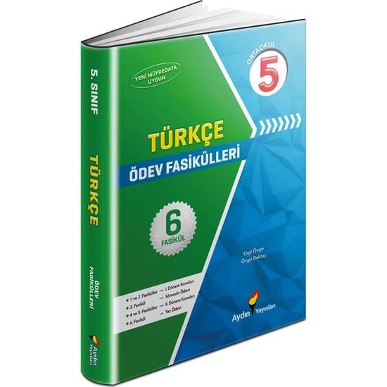 Aydın 5. Sınıf Türkçe Ödev FasikülleriAydın 5. Sınıf Türkçe Ödev Fasikülleri - Kirtasiyem.net5.Sınıf