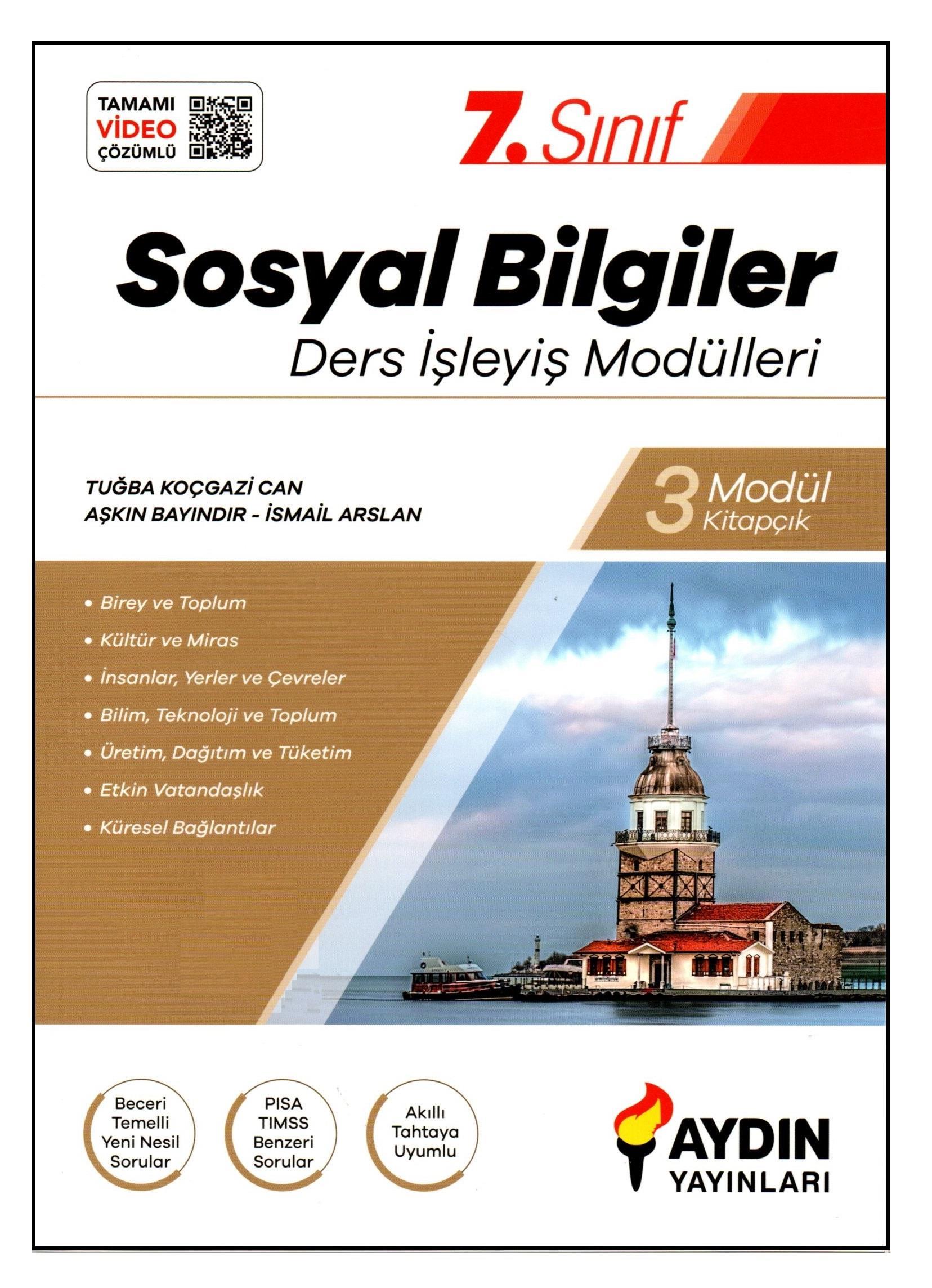 Aydın 7. Sınıf Sosyal Bilgiler Ders İşleyiş ModülüAydın 7. Sınıf Sosyal Bilgiler Ders İşleyiş Modülü - Kirtasiyem.net7.Sınıf