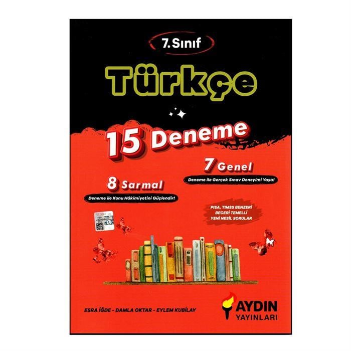 Aydın 7. Sınıf Türkçe 15 DenemeAydın 7. Sınıf Türkçe 15 Deneme - Kirtasiyem.net7.Sınıf