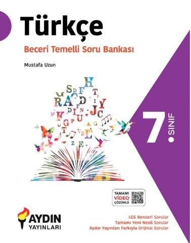 Aydın 7. Sınıf Türkçe Beceri Temelli Soru BankasıAydın 7. Sınıf Türkçe Beceri Temelli Soru Bankası - Kirtasiyem.net7.Sınıf