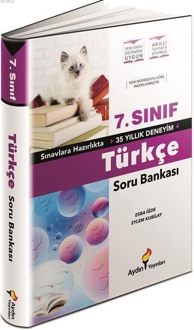 Aydın 7. Sınıf Türkçe Soru Bankası (Kampanyalı Ürün)Aydın 7. Sınıf Türkçe Soru Bankası (Kampanyalı Ürün) - Kirtasiyem.net7.Sınıf