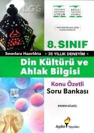 Aydın 8. Sınıf Din Kültürü ve Ahlak Bilgisi Konu Özetli Soru Bankası (Kampanyalı Ürün)Aydın 8. Sınıf Din Kültürü ve Ahlak Bilgisi Konu Özetli Soru Bankası (Kampanyalı Ürün) - Kirtasiyem.net8.Sınıf
