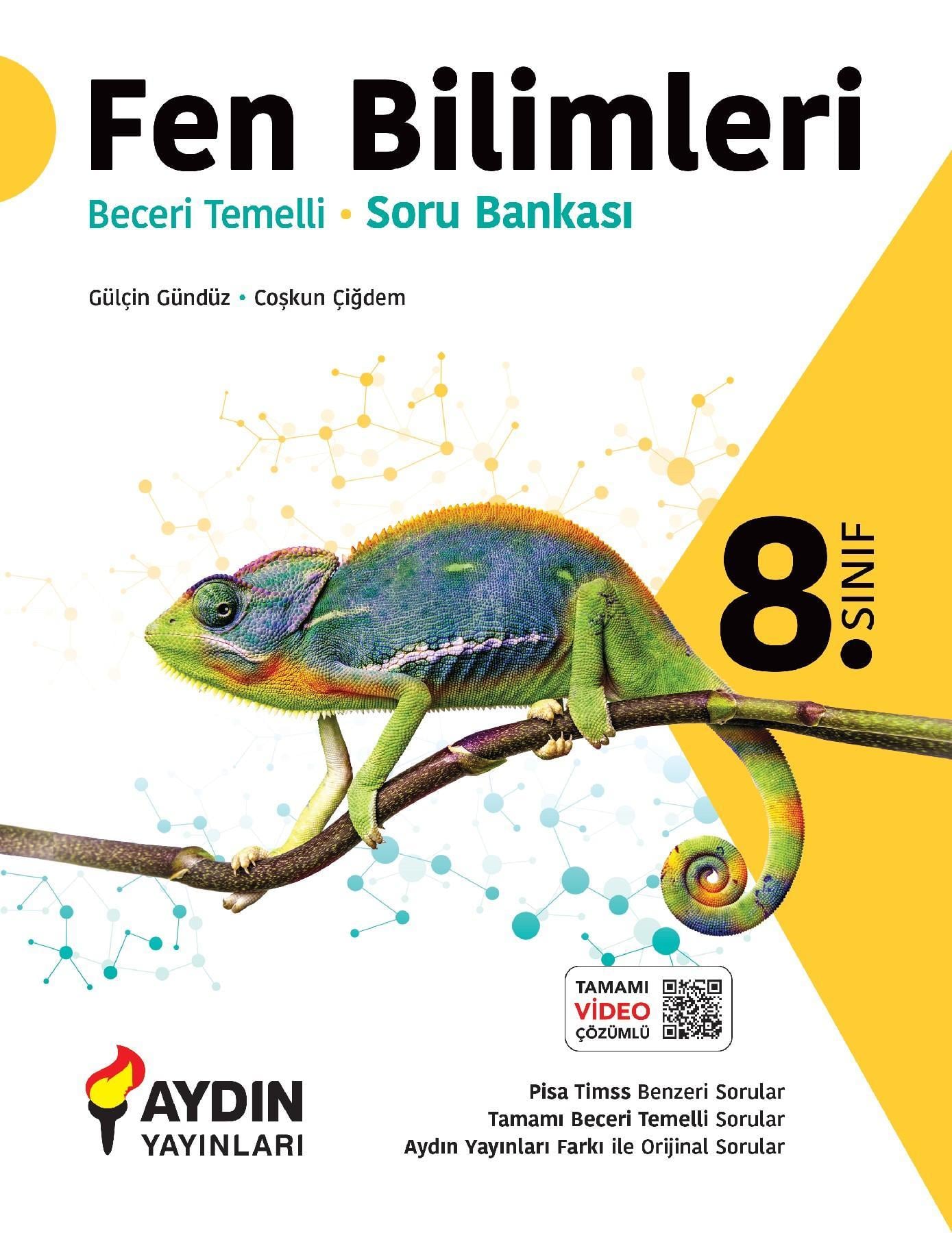 Aydın 8. Sınıf Fen Bilimleri Beceri Temelli Soru BankasıAydın 8. Sınıf Fen Bilimleri Beceri Temelli Soru Bankası - Kirtasiyem.net8.Sınıf