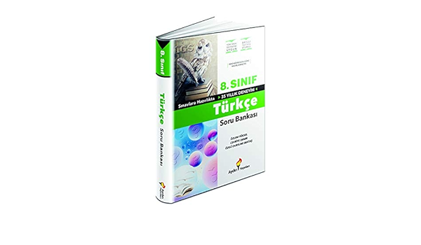 Aydın 8. Sınıf Türkçe Soru Bankası (Kampanyalı Ürün)Aydın 8. Sınıf Türkçe Soru Bankası (Kampanyalı Ürün) - Kirtasiyem.net8.Sınıf