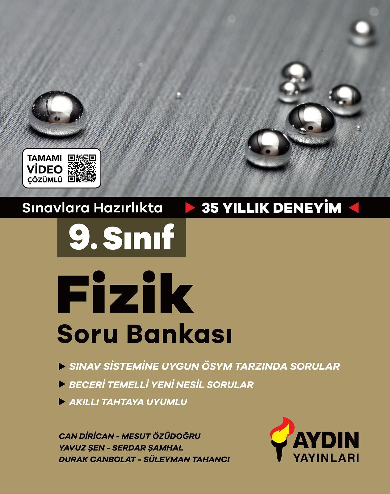 Aydın 9. Sınıf Fizik Konu Özetli Soru BankasıAydın 9. Sınıf Fizik Konu Özetli Soru Bankası - Kirtasiyem.net9.Sınıf