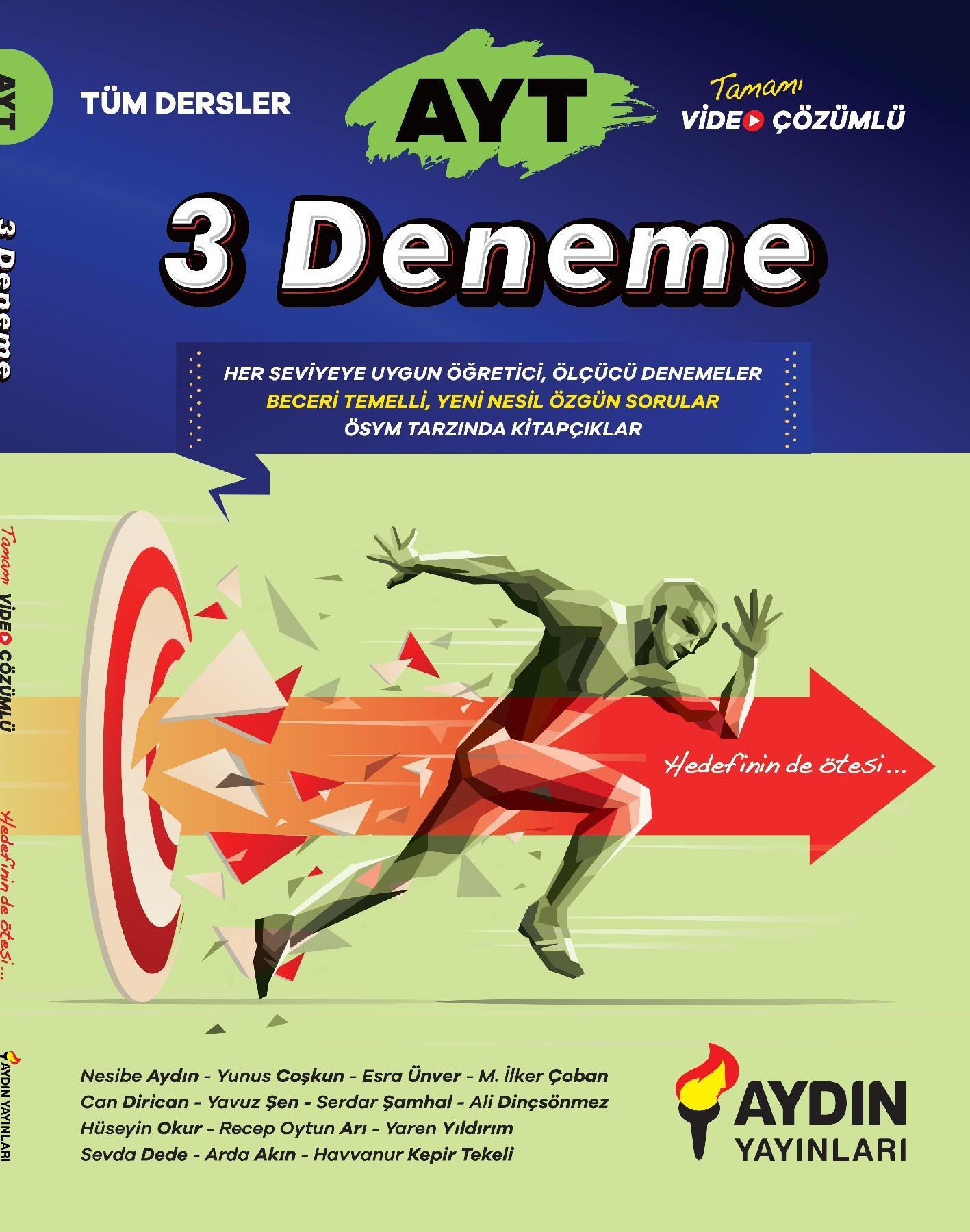 Aydın AYT 3 Fasikül DenemeAydın AYT 3 Fasikül Deneme - Kirtasiyem.netAYT