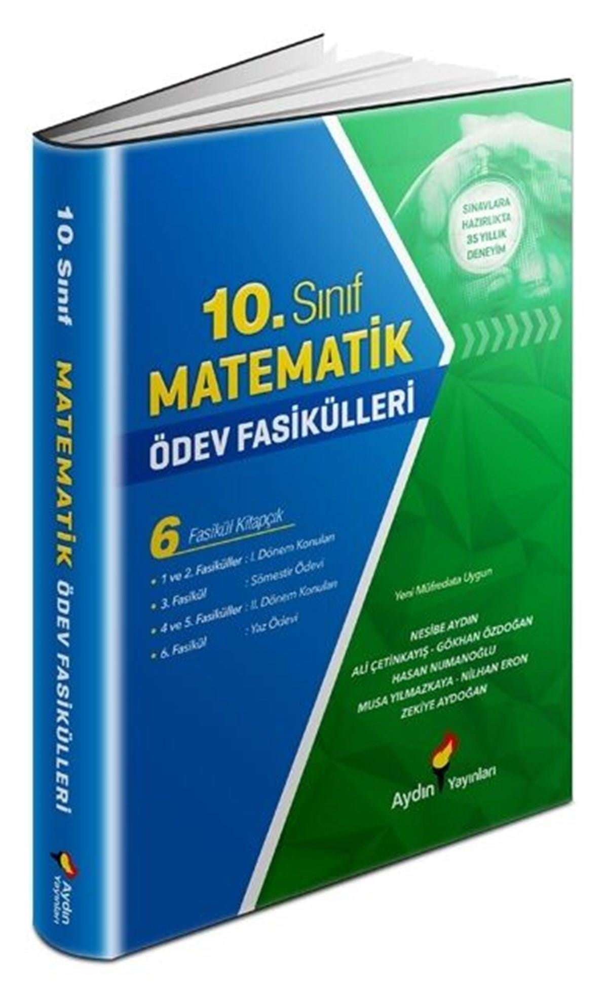 Aydın Matematik Ödev Fasikülleri 10Aydın Matematik Ödev Fasikülleri 10 - Kirtasiyem.net10.Sınıf
