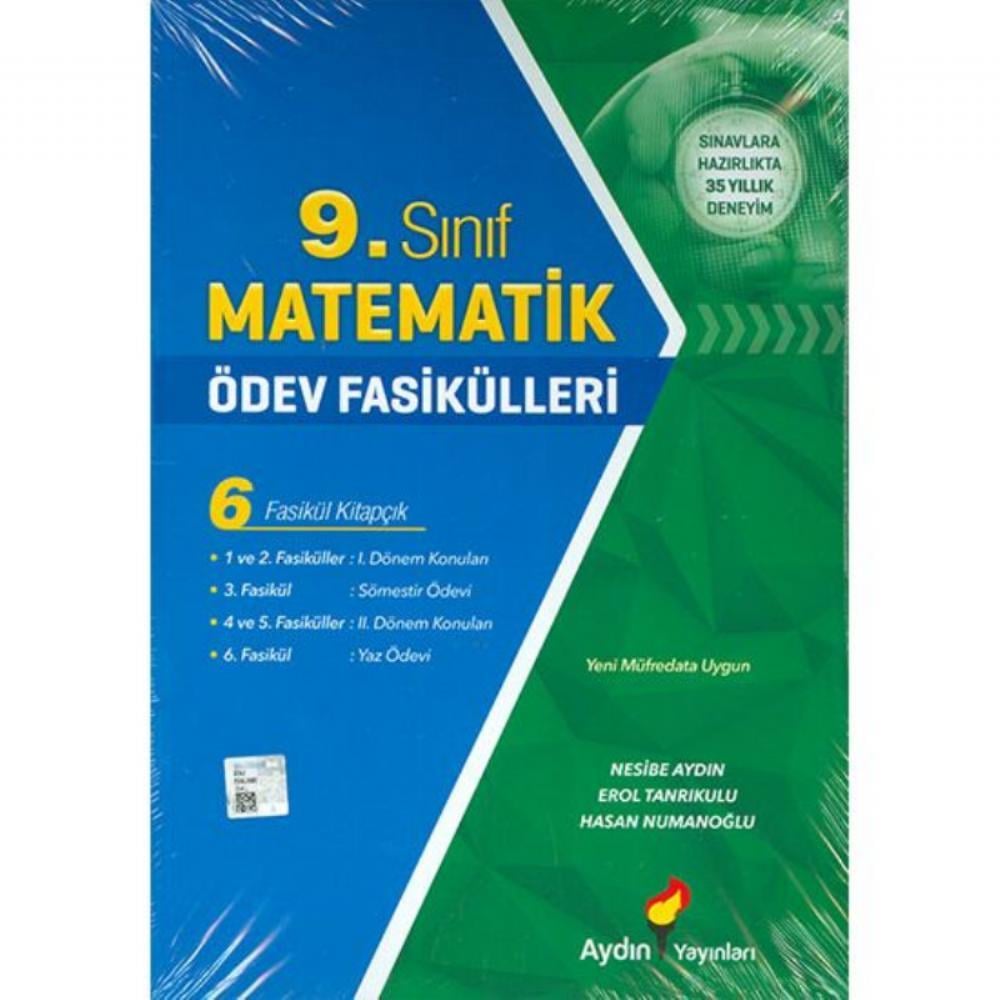 Aydın Matematik Ödev Fasikülleri 9Aydın Matematik Ödev Fasikülleri 9 - Kirtasiyem.net9.Sınıf