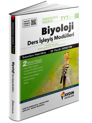 Aydın Üniversiteye Hazırlık TYT-AYT Biyoloji Ders İşleyiş ModülleriAydın Üniversiteye Hazırlık TYT-AYT Biyoloji Ders İşleyiş Modülleri - Kirtasiyem.netTYT-AYT