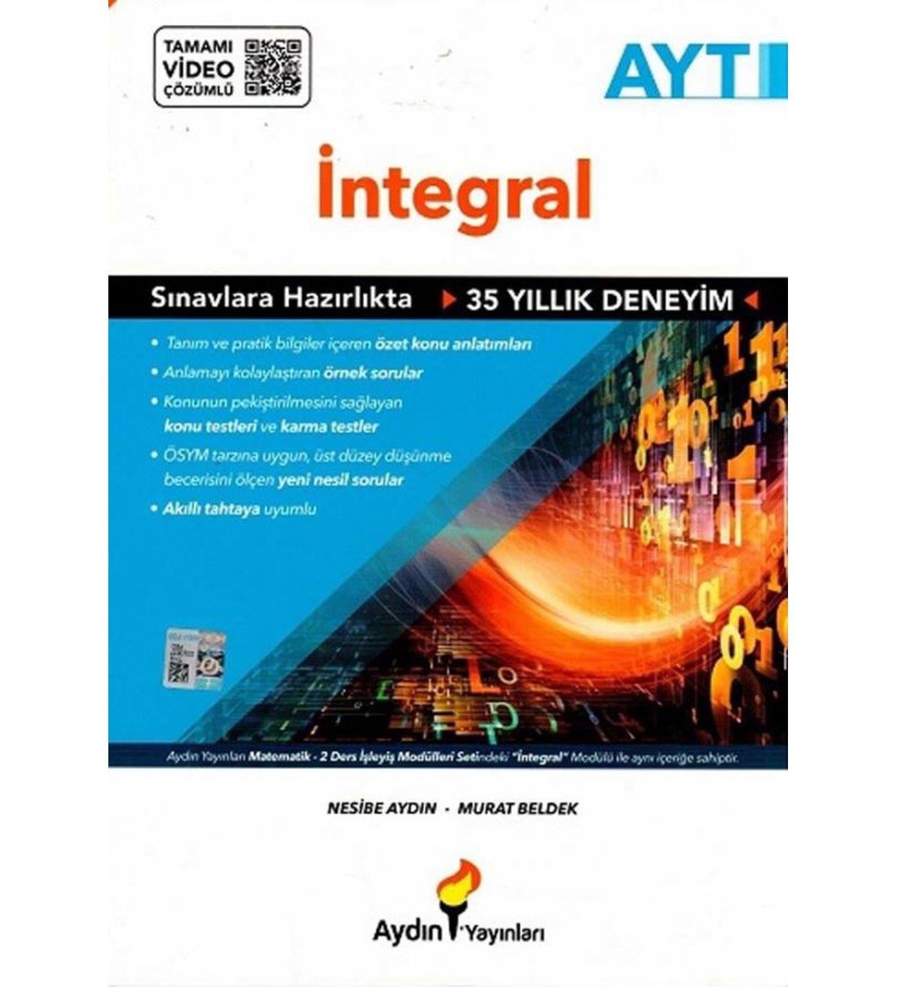 Aydın Yayınları AYT İntegral Modülü (Kampanyalı Ürün)Aydın Yayınları AYT İntegral Modülü (Kampanyalı Ürün) - Kirtasiyem.netAYT