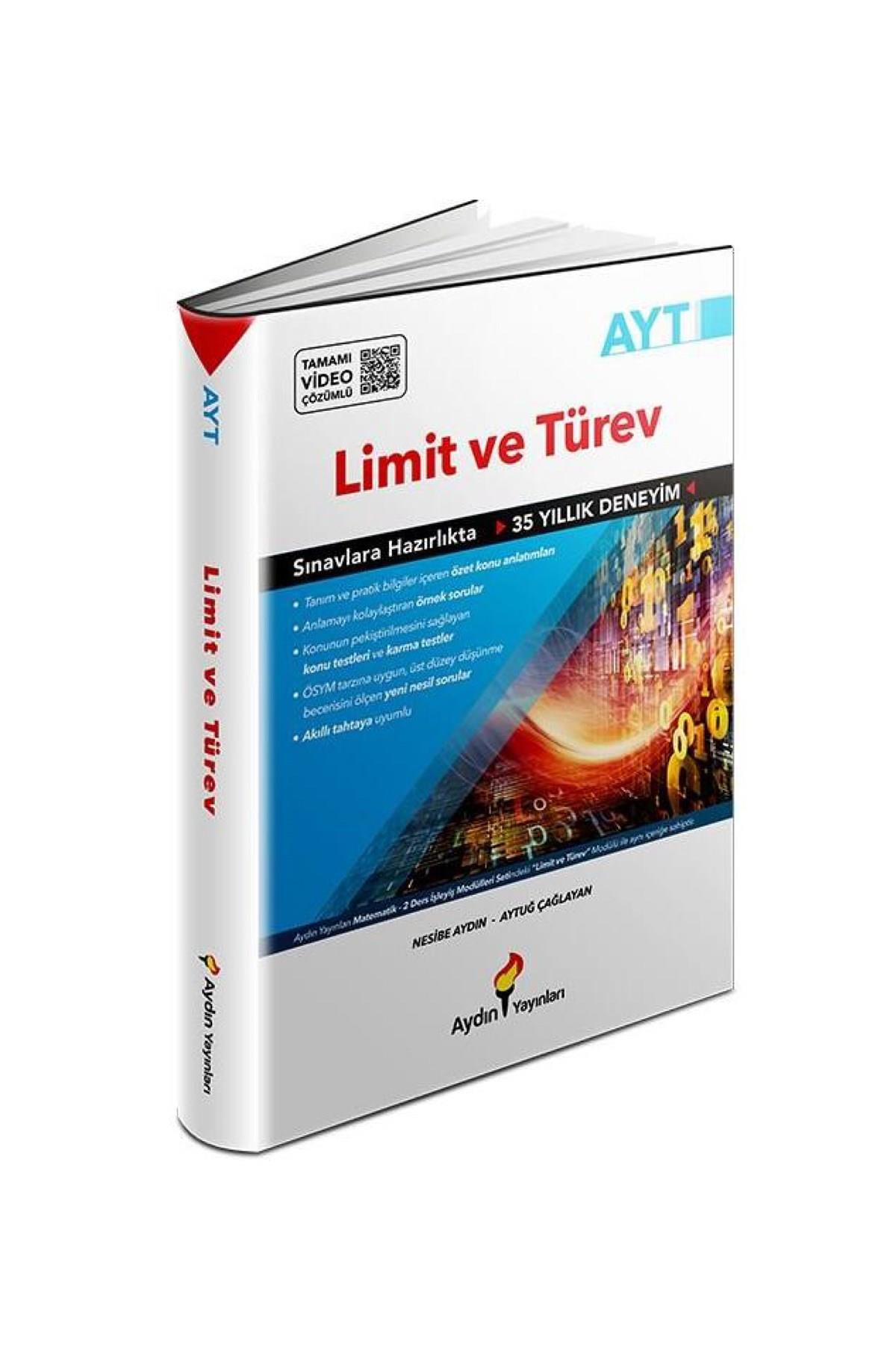 Aydın Yayınları AYT Limit ve Türev (Kampanyalı Ürün)Aydın Yayınları AYT Limit ve Türev (Kampanyalı Ürün) - Kirtasiyem.netAYT