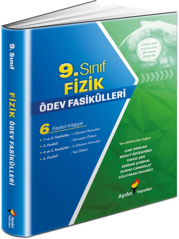 Aydın Yayınları Fizik Ödev Fasikülleri 9Aydın Yayınları Fizik Ödev Fasikülleri 9 - Kirtasiyem.net9.Sınıf